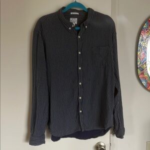 Lucky Brand Navy Checkered Shirt
